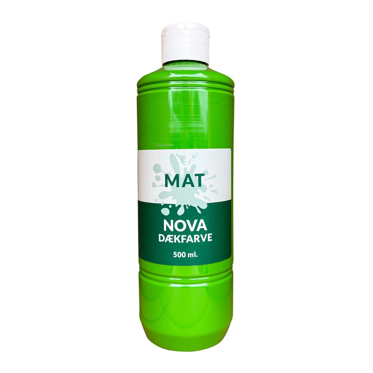 Nova mat dækfarve 500 ml. Dansk produceret