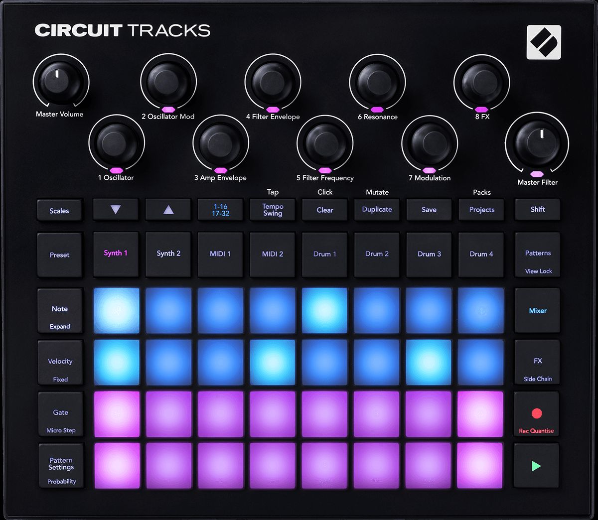 Novation Circuit Tracks Trommemaskine