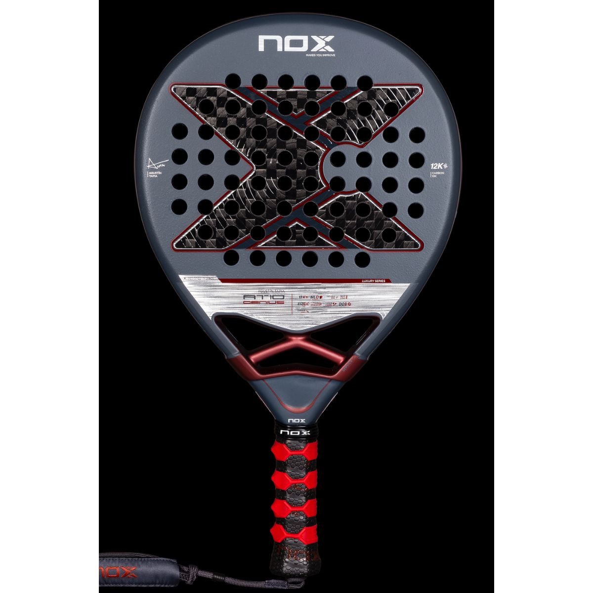 NOX AT10 Genius Arena 12K by Agustín Tapia 2025 - Padel bat