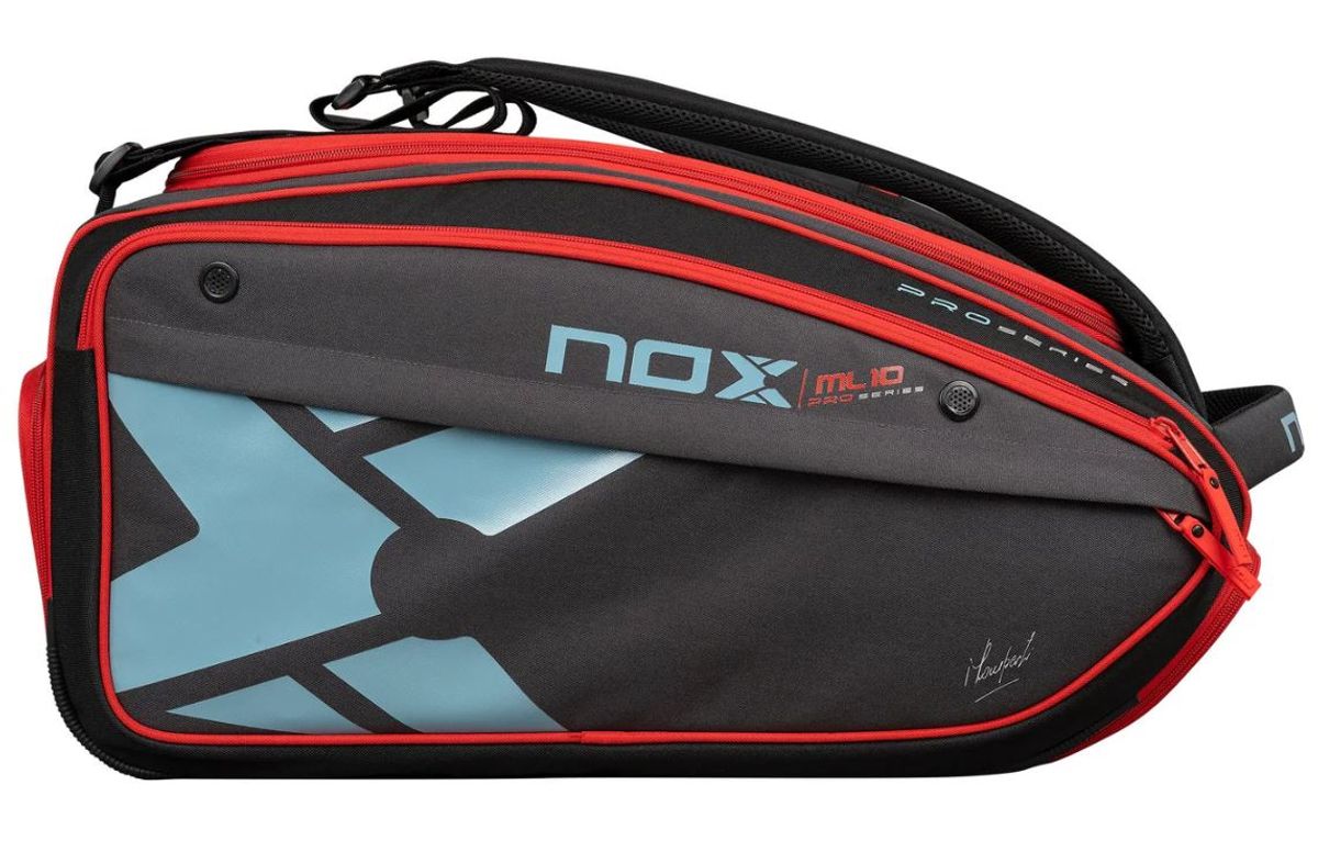 Nox ML10 Competition XL Compact Padeltaske (Black/Red)