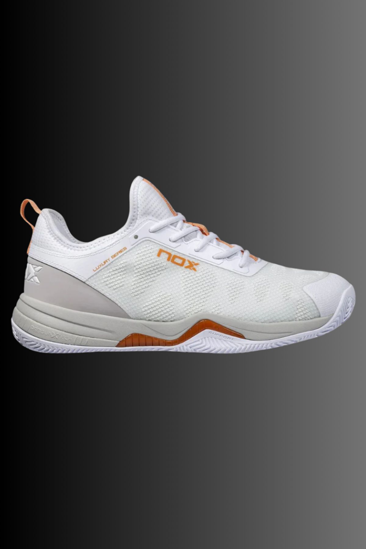 NOX NERBO - Padel Sko - Herre - Hvid / Orange