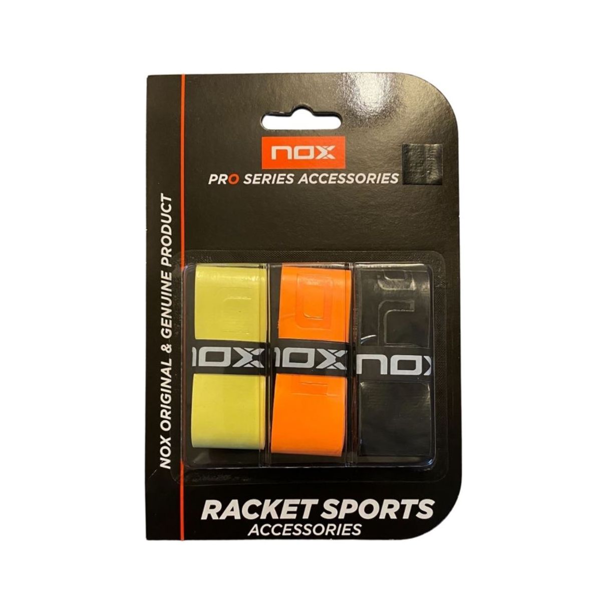 Nox Pro Overgrip (Gul/Orange/Sort, 3-pak)