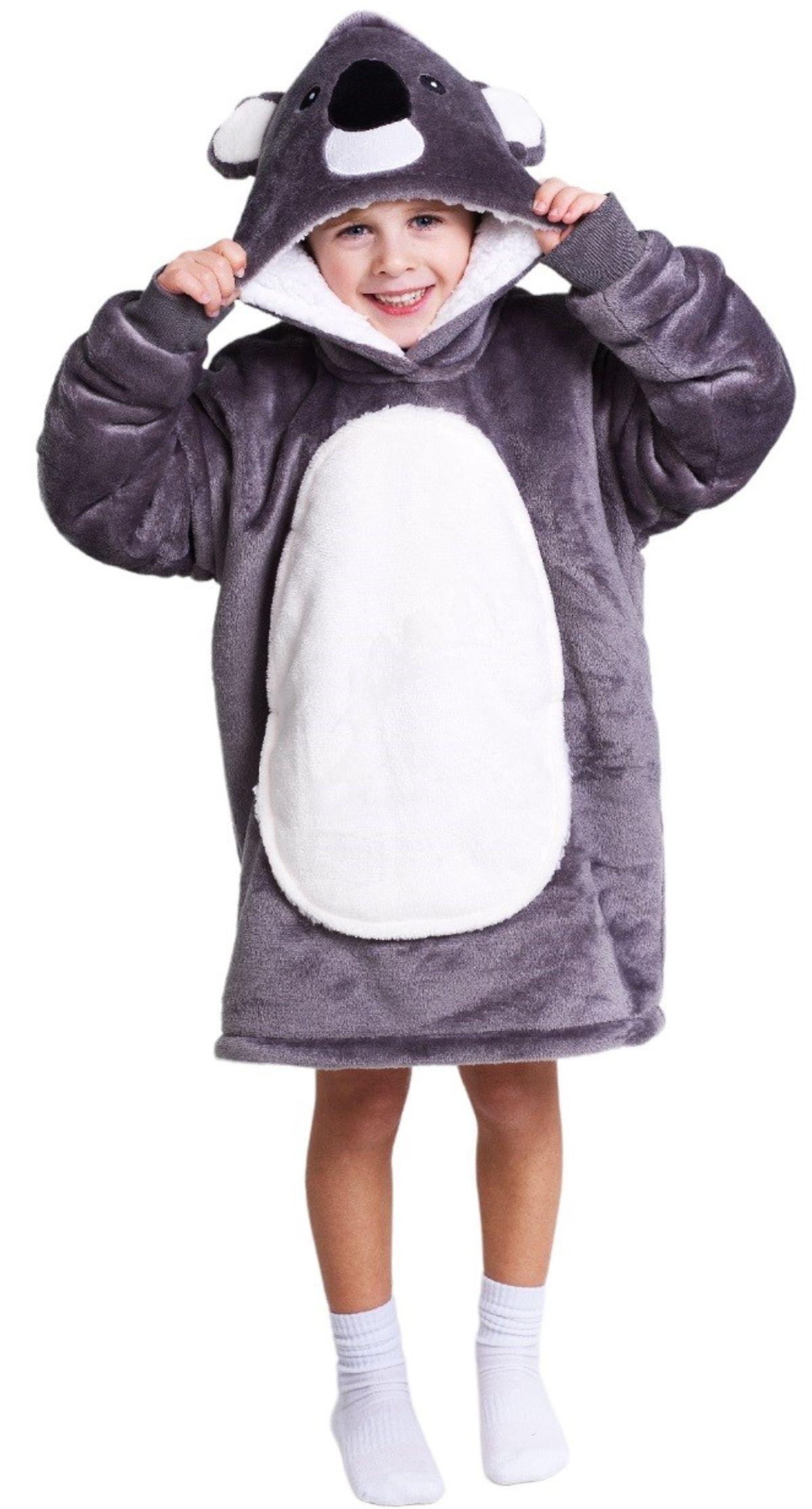 Noxxiez Cuddle Hoodiez - Koala, Small (3-6 år)