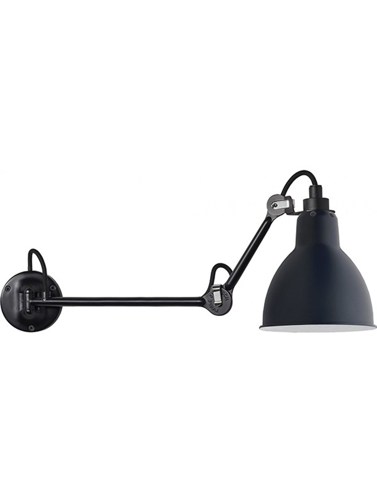 Nr. 204 L40 væglampe fra Lampe Gras (Blå)