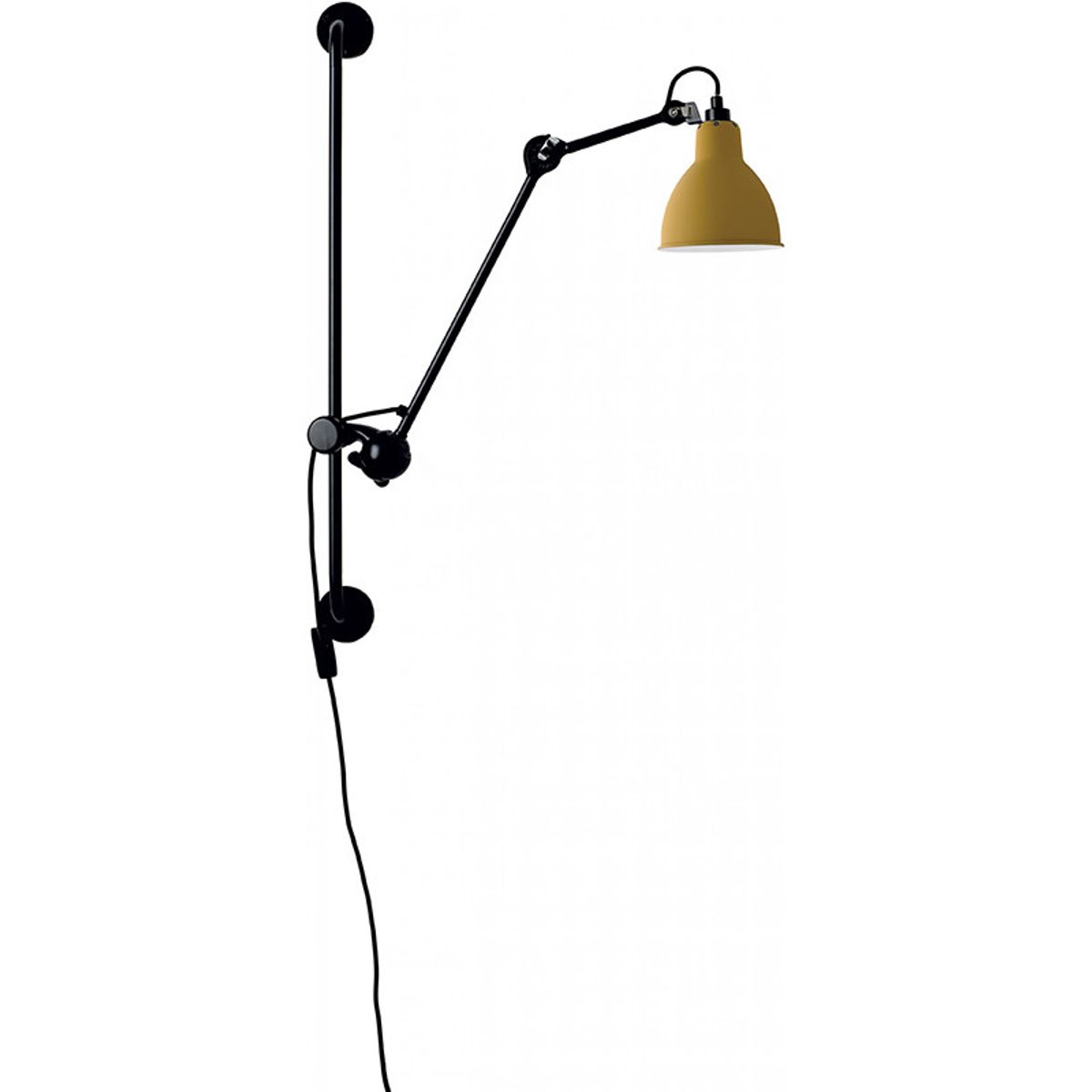 Nr. 210 væglampe fra Lampe Gras (Gul)