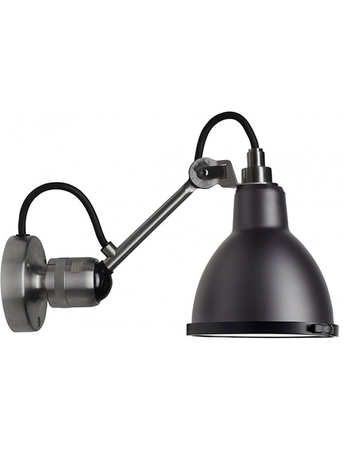 Nr. 304 Classic udendørslampe fra Lampe Gras (Sort skærm)