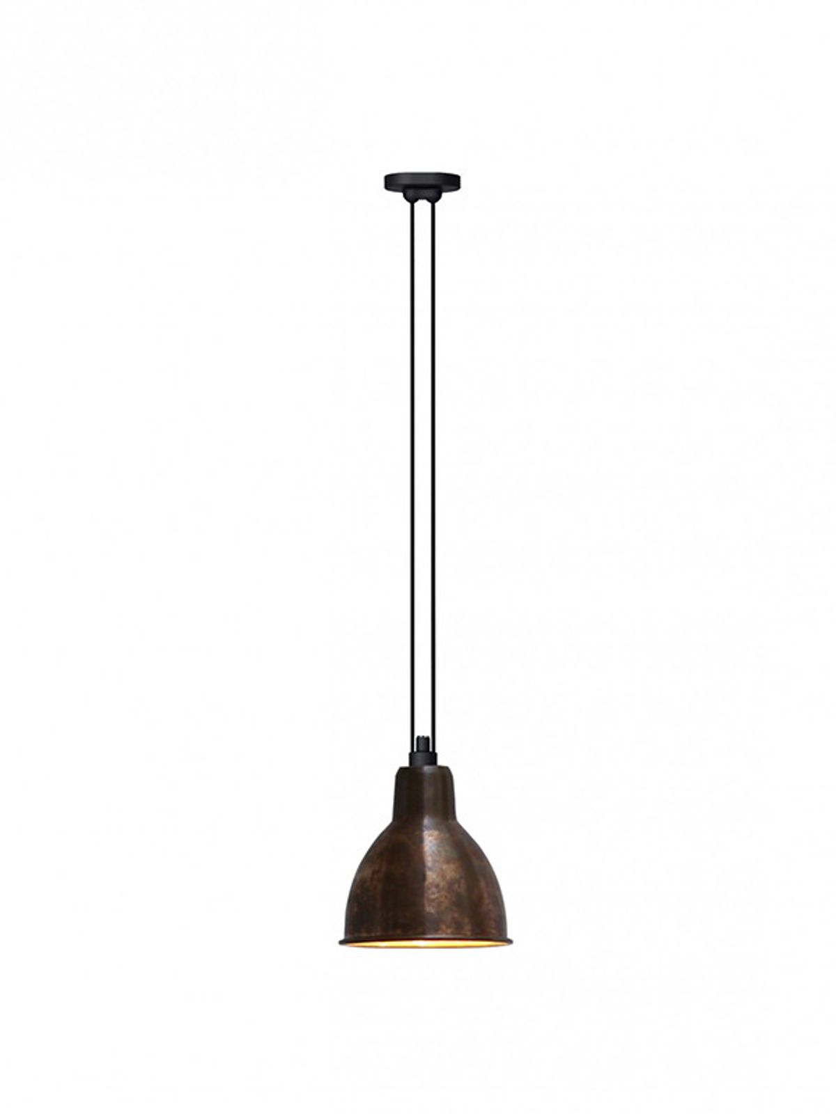 Nr. 322XL Loftlampe fra Lampe Gras (Rå kobber / rund skærm)