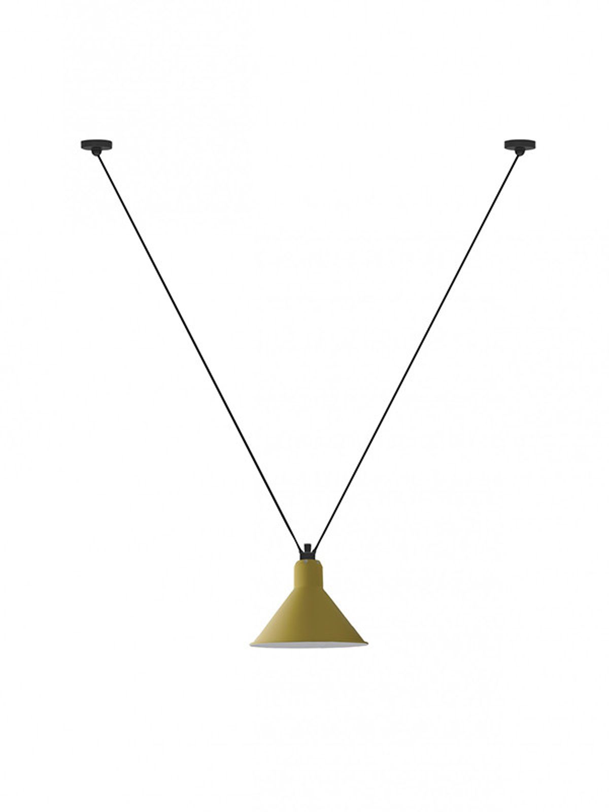 Nr. 323L Loftlampe fra Lampe Gras (Gul)