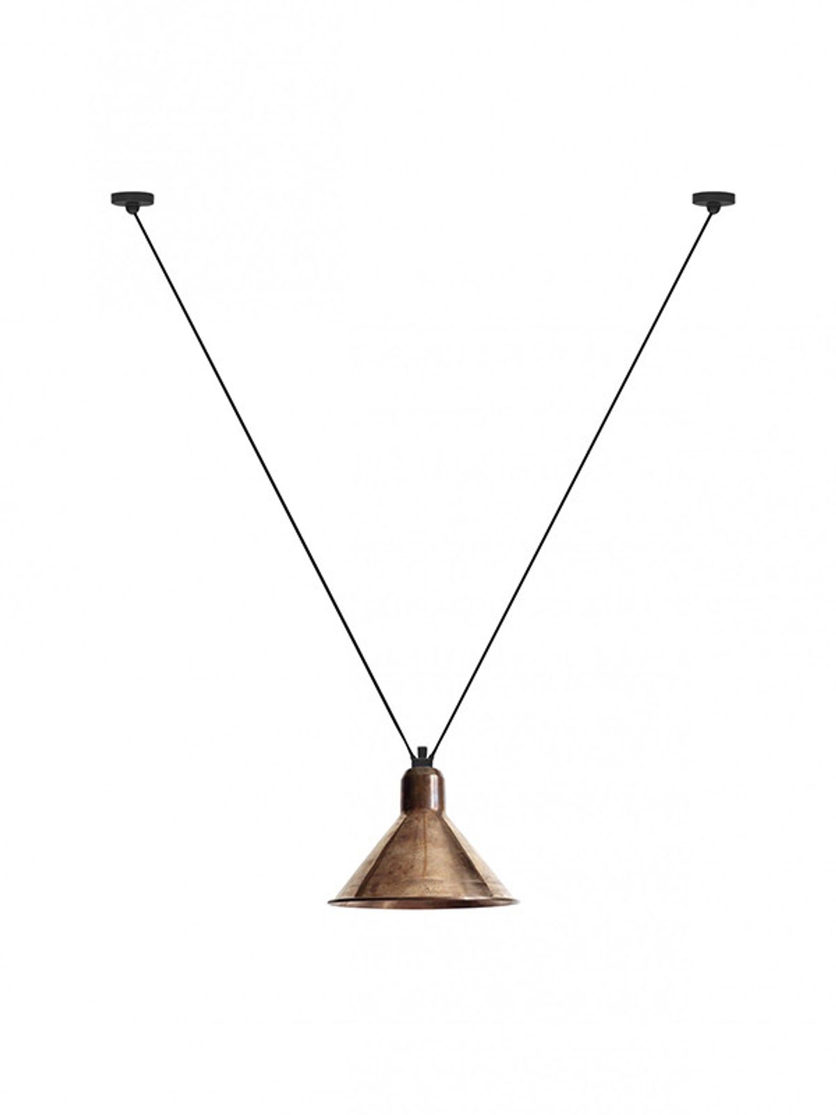 Nr. 323XL Loftlampe fra Lampe Gras (Rå kobber)