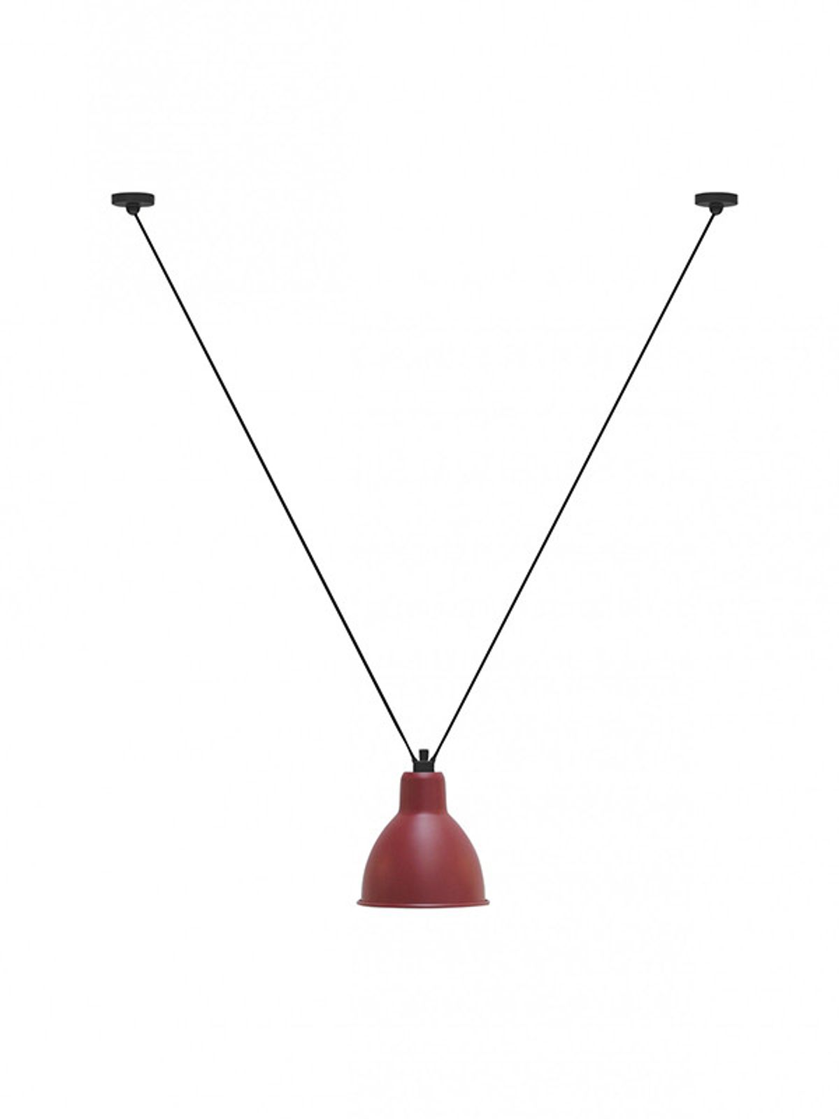 Nr. 323XL Loftlampe fra Lampe Gras (Rød / rund skærm)