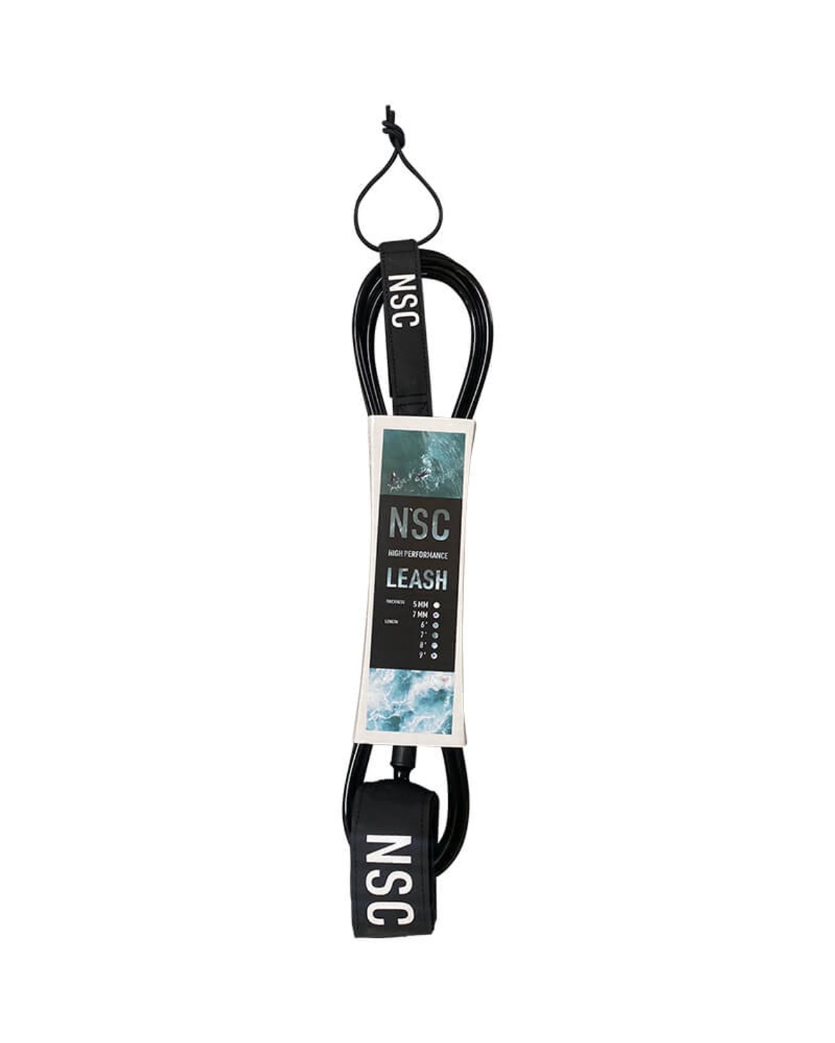 NSC Surf Leash 9â³ - Sort