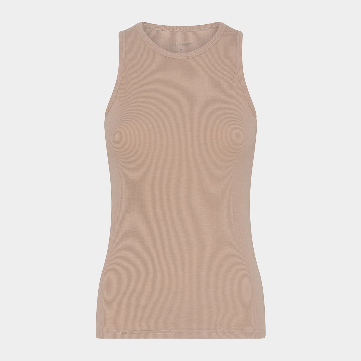 Nude bambus tank top i rib fra Urban Quest, L