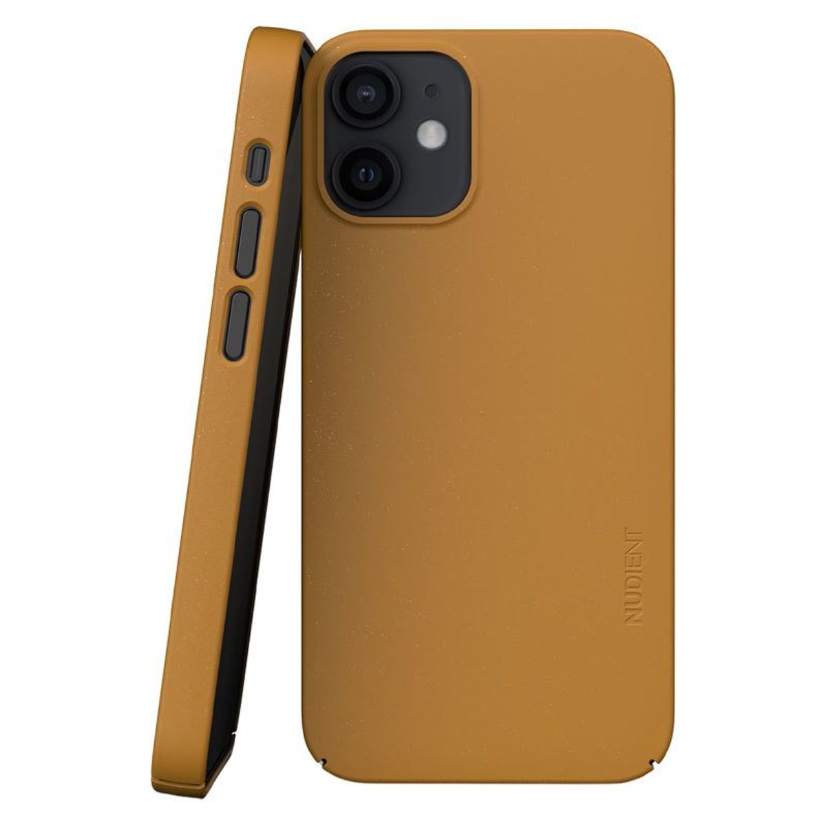 Nudient Thin Precise V3 iPhone 13 Mini Cover, Saffron Yellow