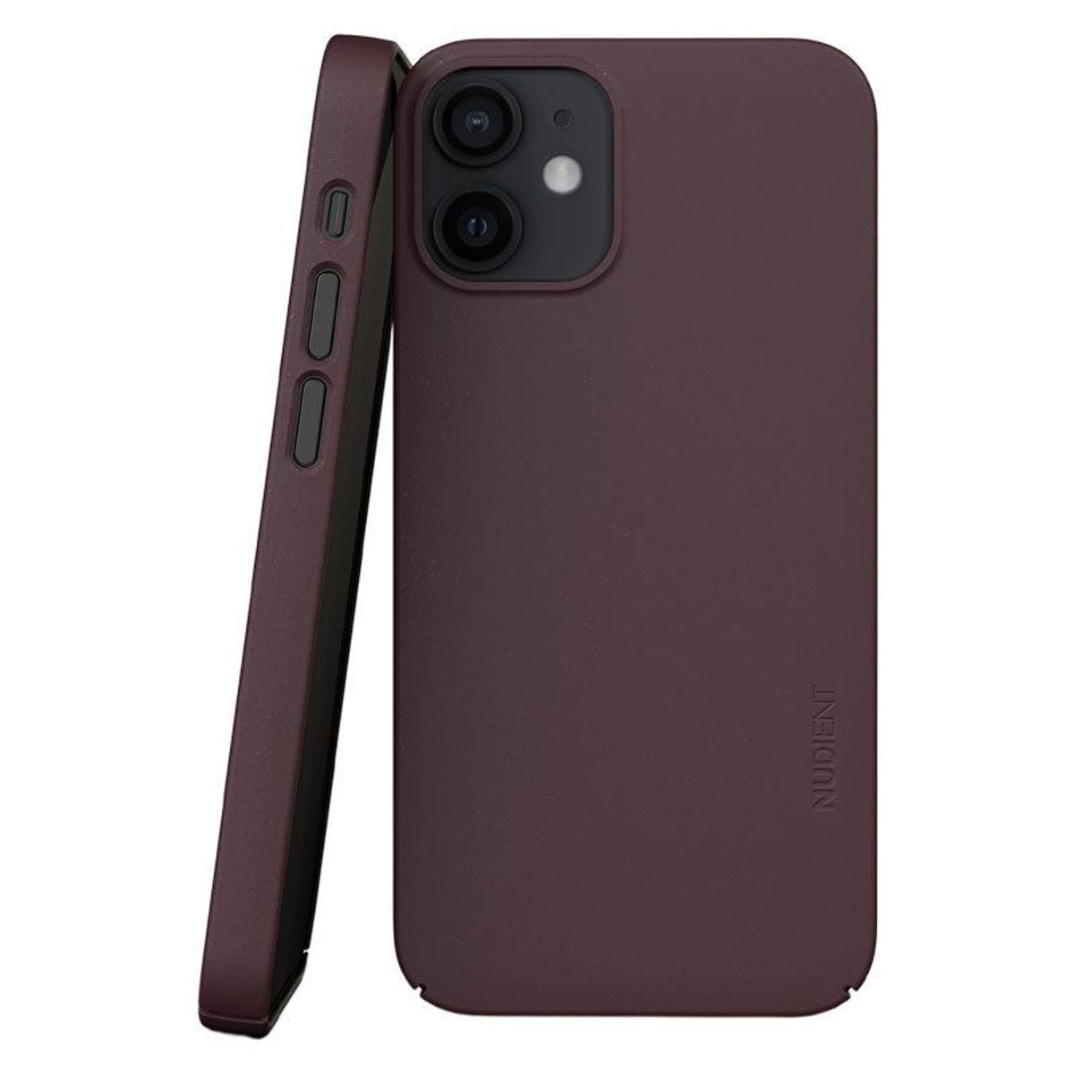 Nudient Thin Precise V3 iPhone 13 Mini Cover, Sangria Red