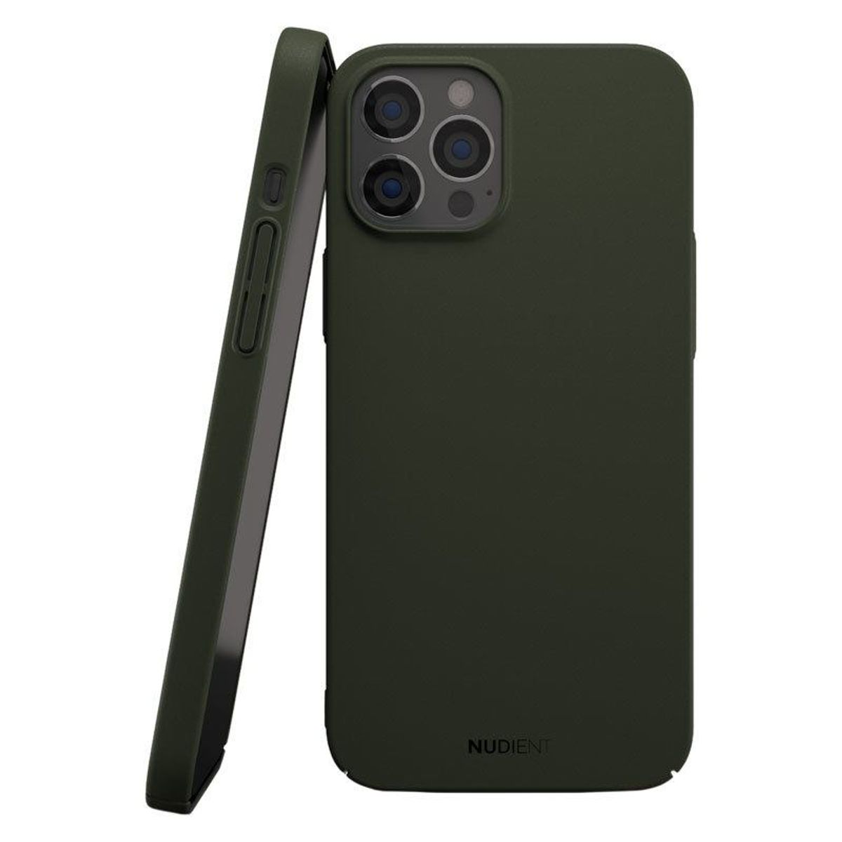 Nudient Thin V2 iPhone iPhone 12 Pro Max Cover, Majestic Gren