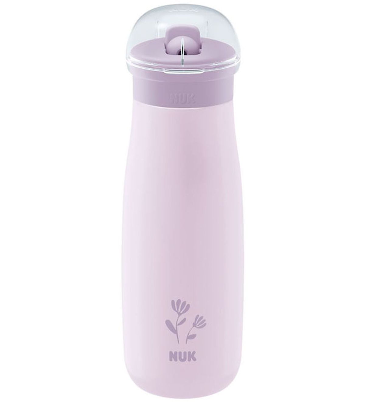 Nuk Drikkedunk m. Sugerør - Mini-Me Flip - 500 ml - Stål - Flowe