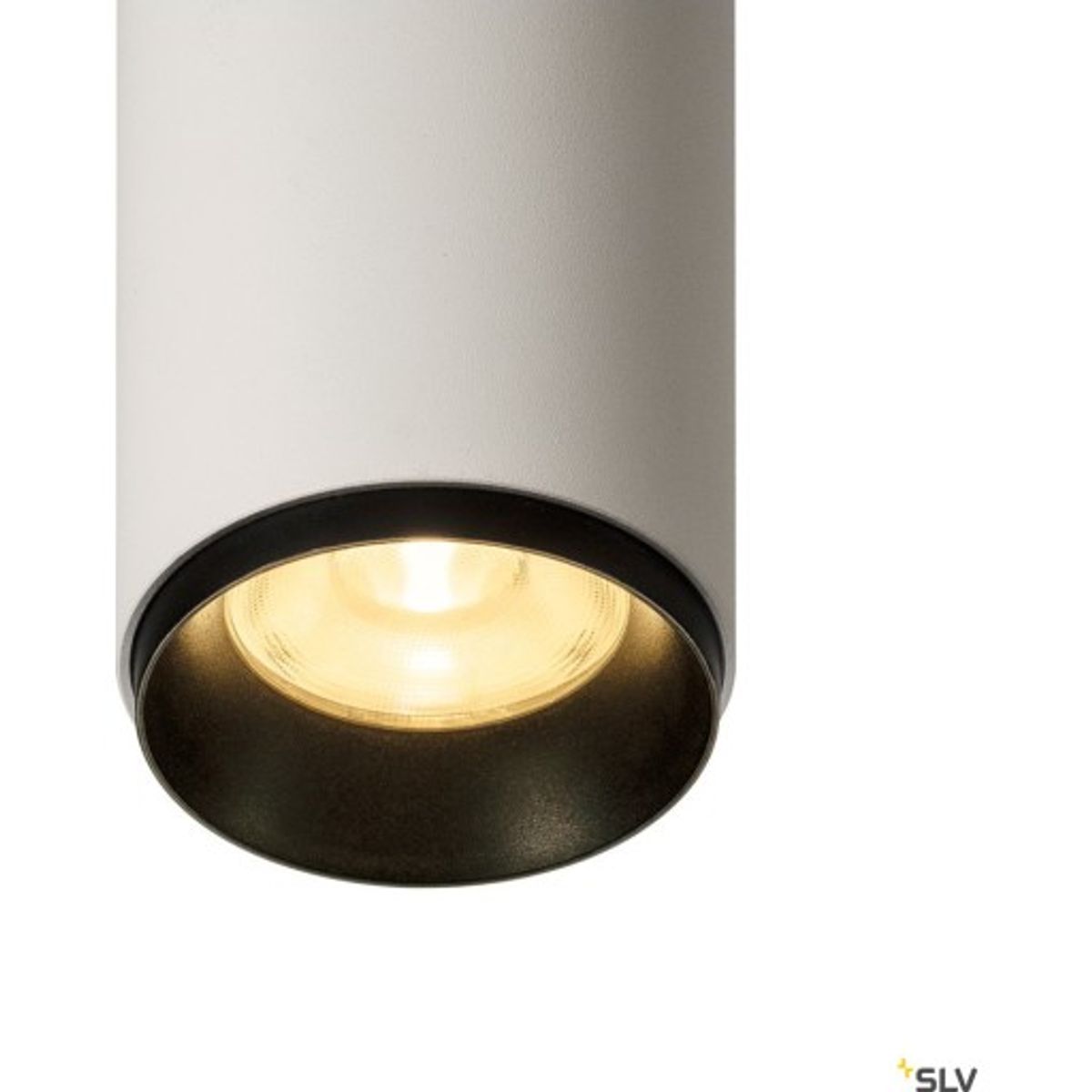 NUMINOS M, loftlampe, 3000K, 1950 lm, 36°, hvid/sort