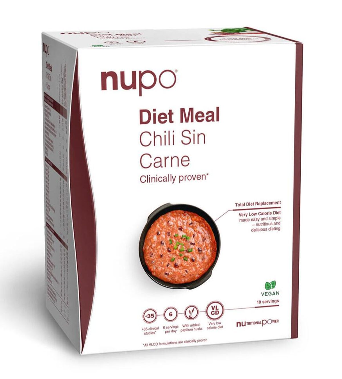 Nupo Diet Meal Chili Sin Carne, 10port.