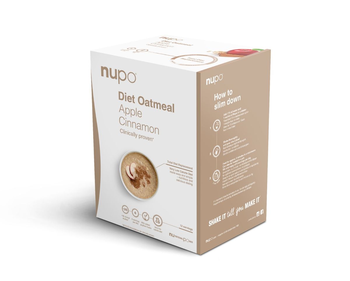 Nupo Diet Oatmeal Apple Cinnamon