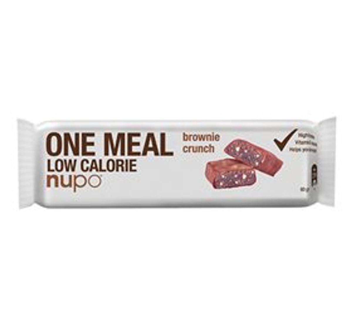 Nupo meal bar brownie crunch &bull; 60g.