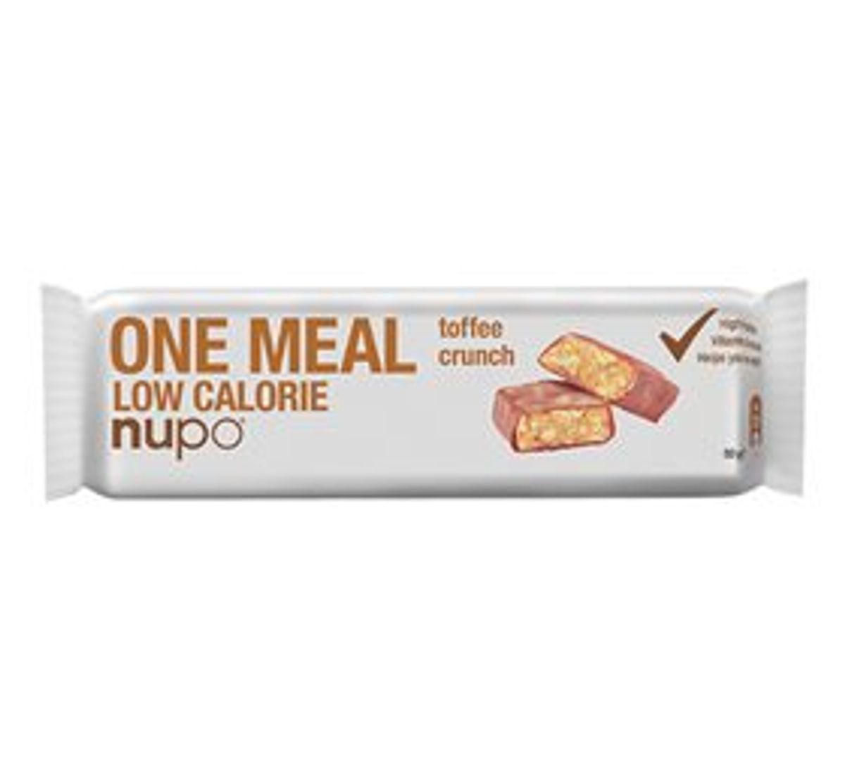 Nupo meal bar toffee crunch &bull; 60g.