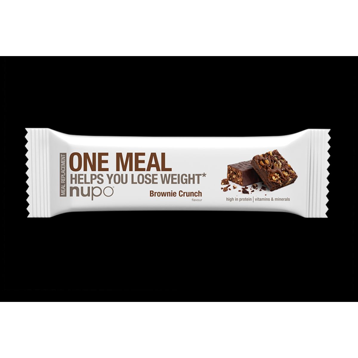 Nupo One Meal Bar Brownie Crunch, 60g. 1stk.