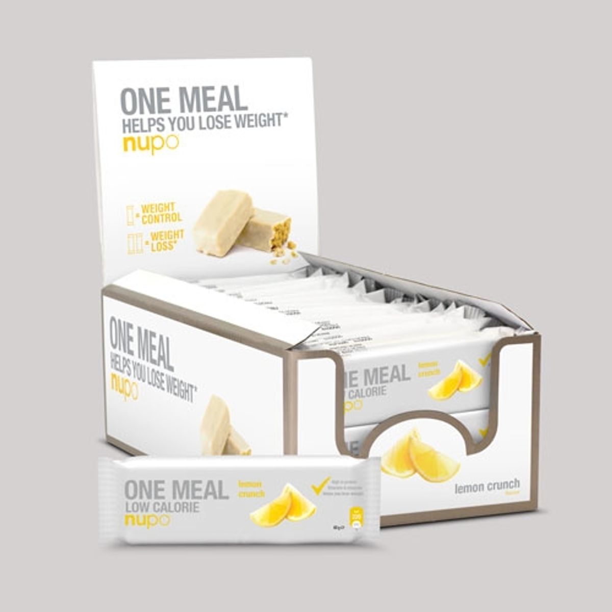 Nupo One Meal Bar - Lemon Crunch 24x60 g