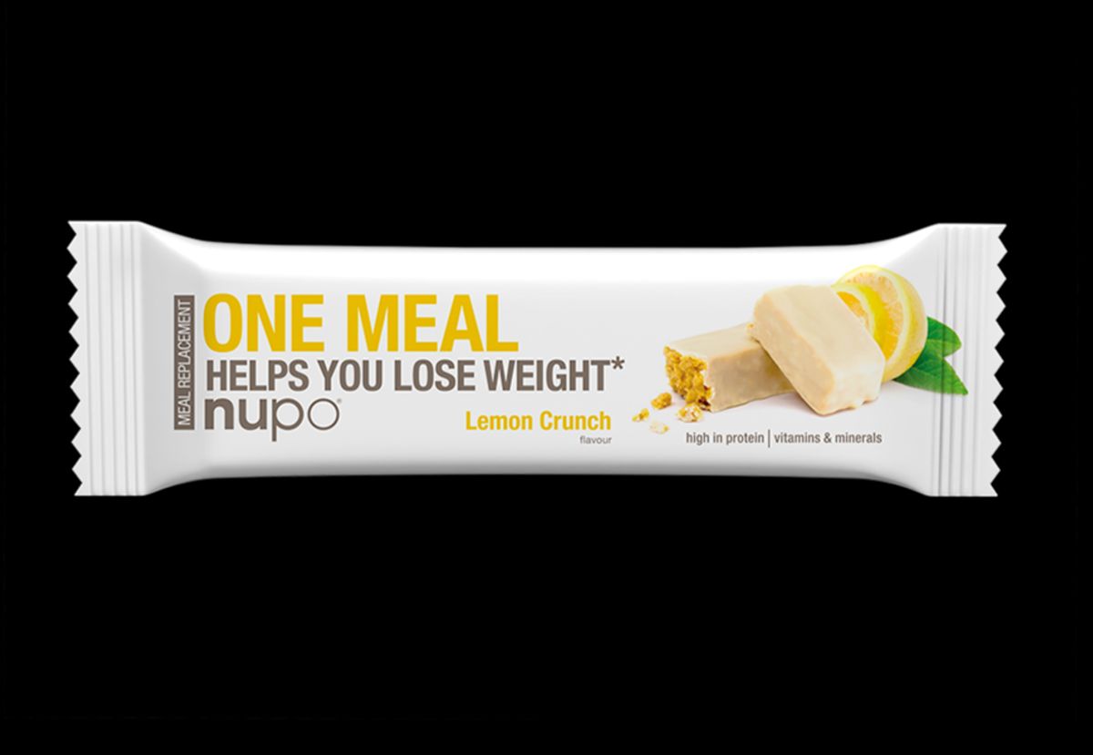 Nupo One Meal Bar Lemon Crunch, 60g. 1stk.