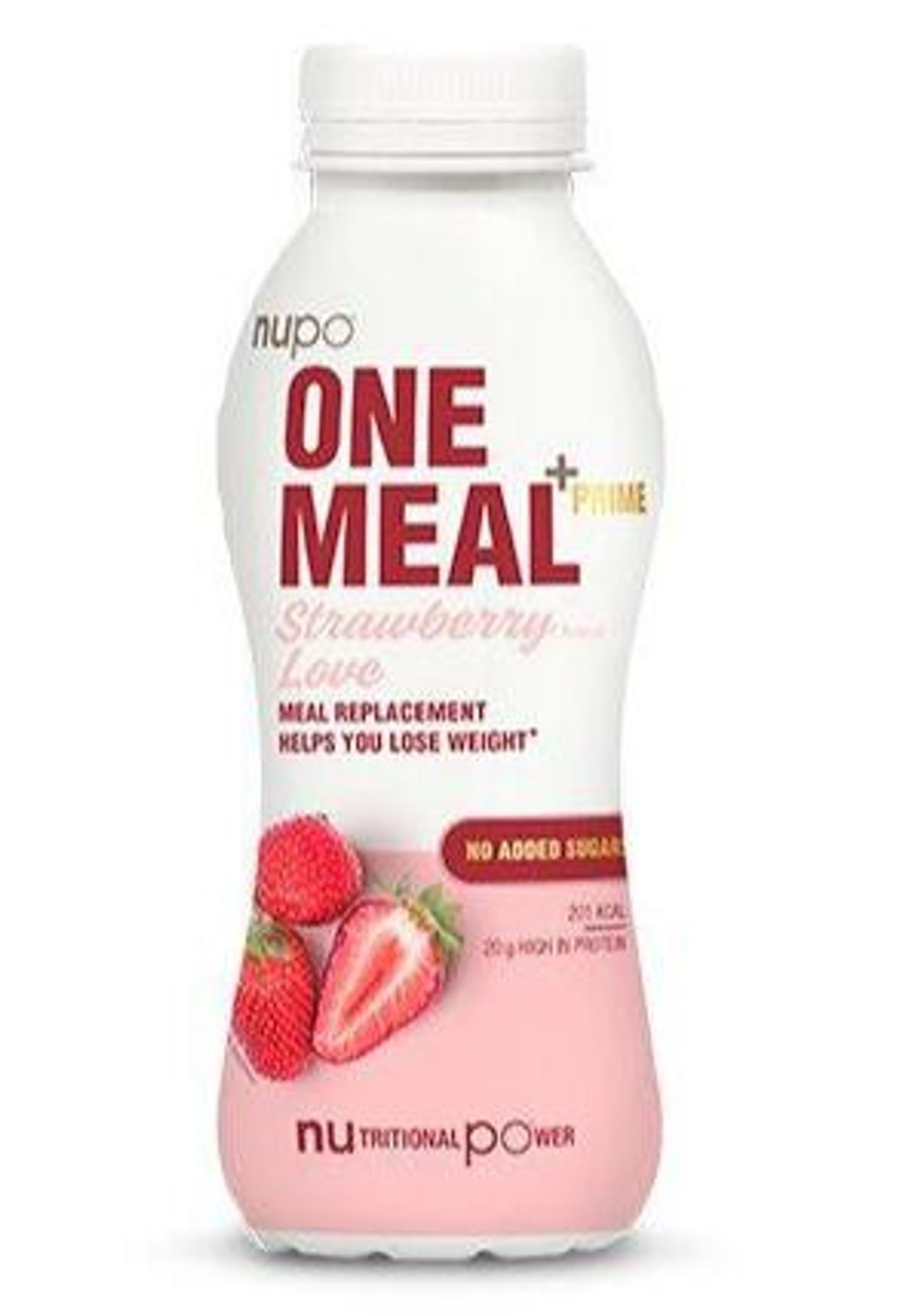 Nupo One Meal +Prime Shake - Strawberry Love, 330ml.