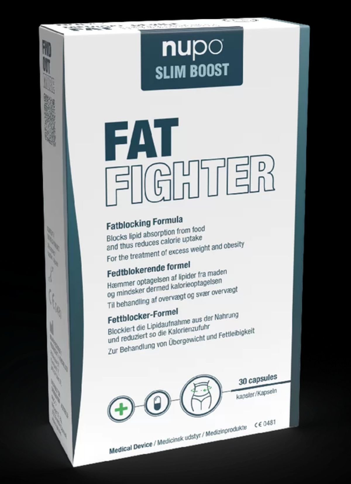 Nupo Slim Boost Fat Fighter, 30kap.