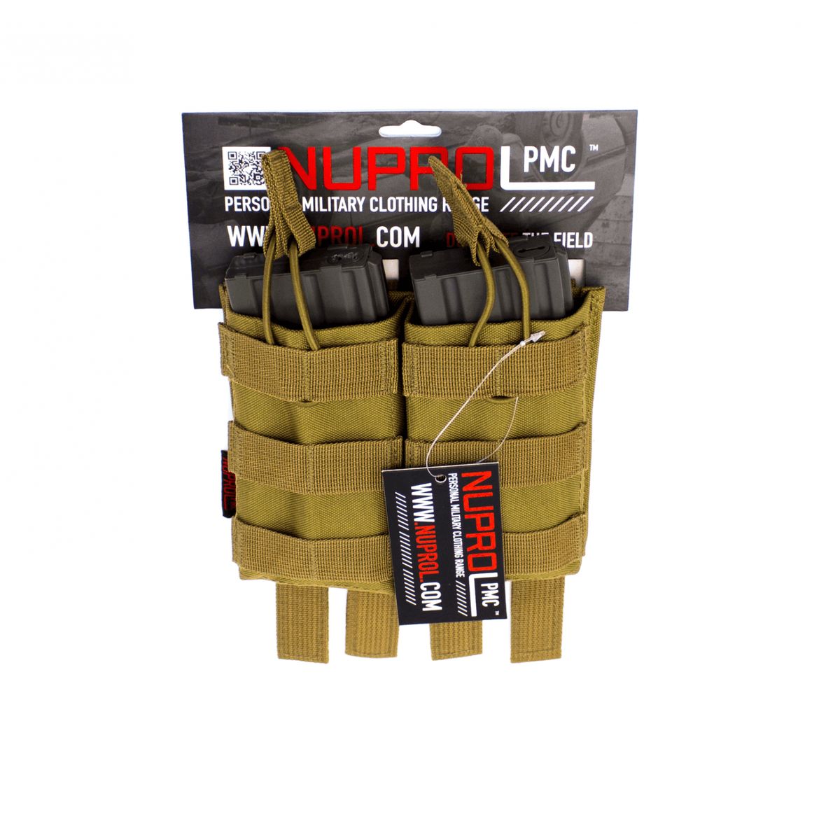 Nuprol PMC Dobbelt magasin lomme, M4, Tan