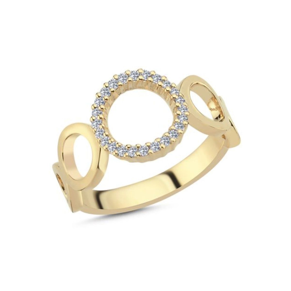 Nuran - Ayla ring, 0,18 ct. w/si 14 kt. guld