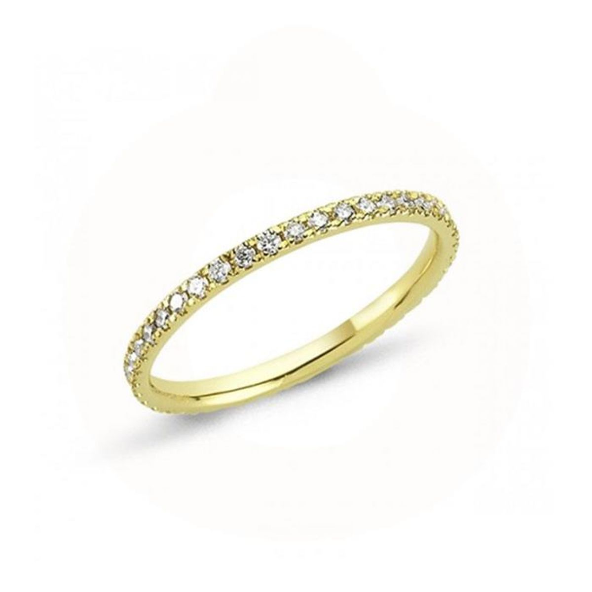 Nuran - Luna Ring 40 x 0,01 ct. W/SI guld