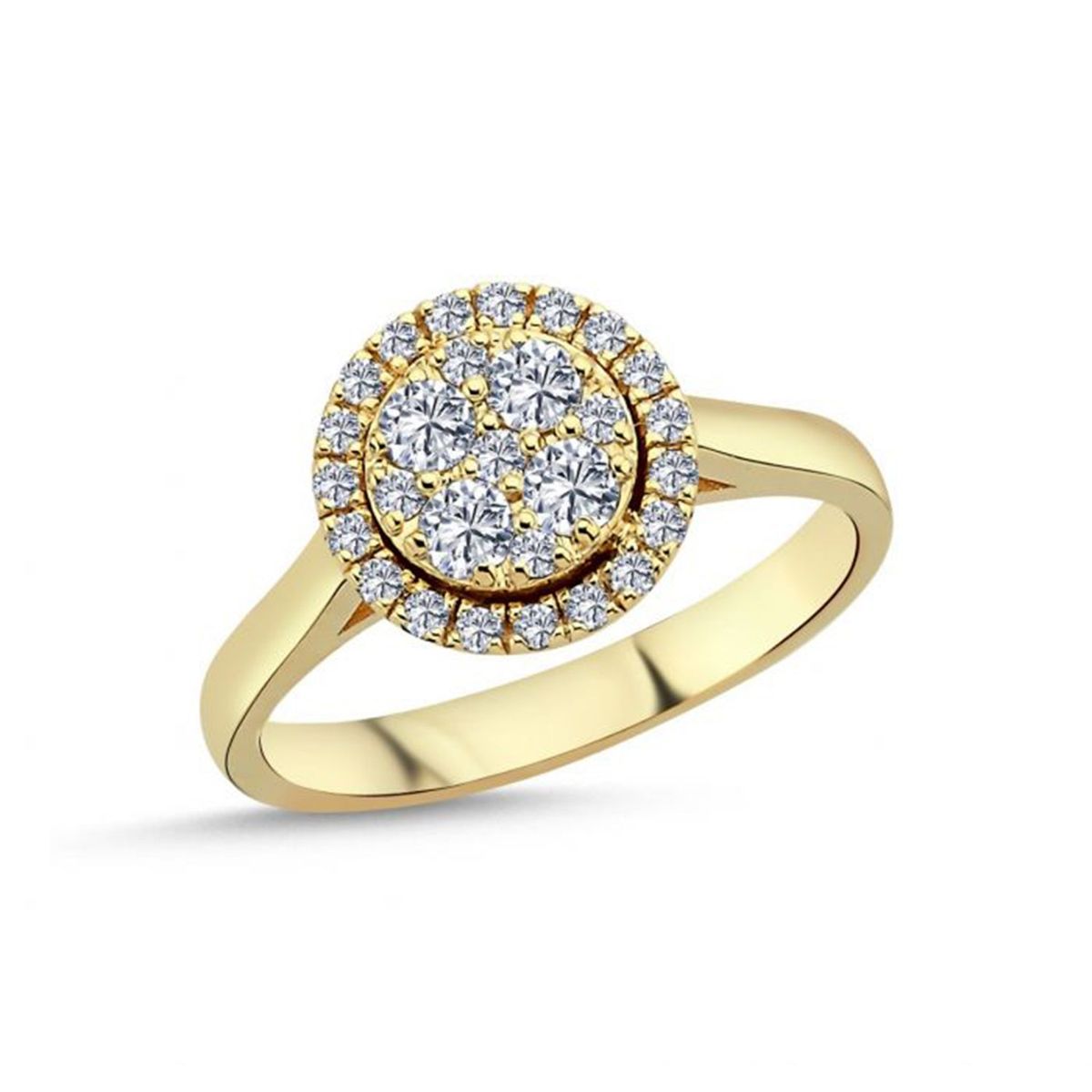 Nuran - Posh ring 14 kt. guld