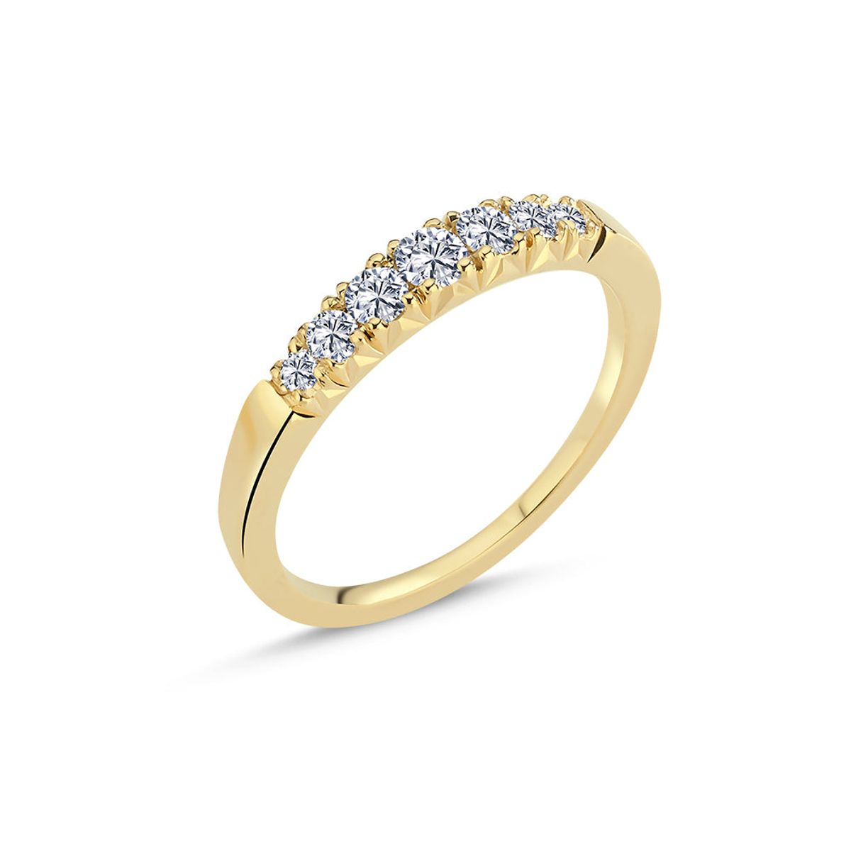 Nuran - Shimmer ring 14 kt. guld med diamanter 0,38 ct. i alt