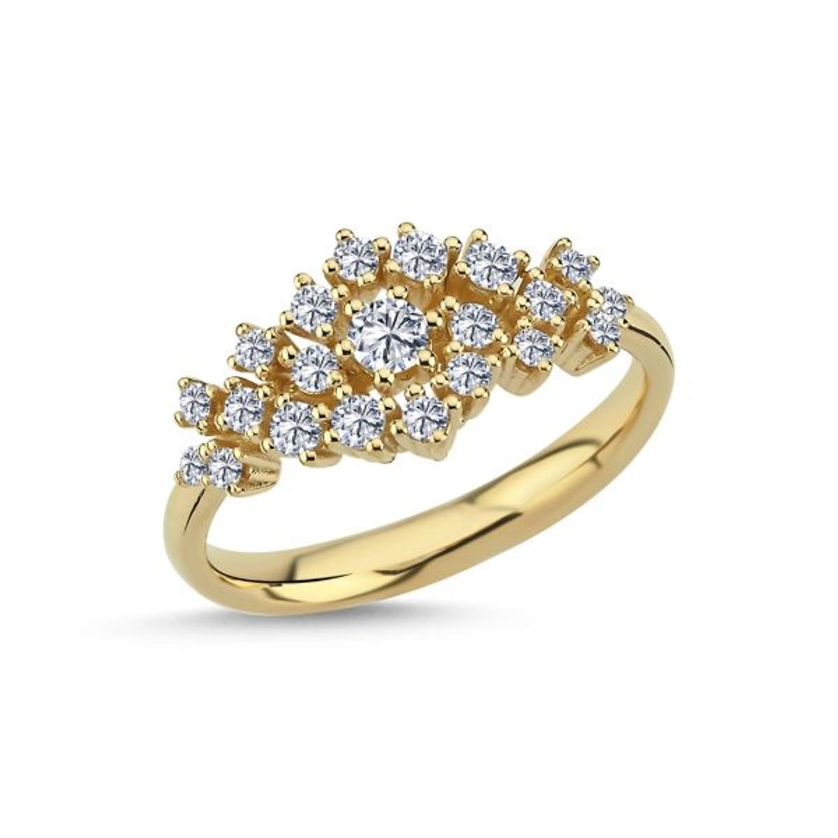 Nuran - Twinkle ring, 0,51 ct. w/si 14 kt. guld