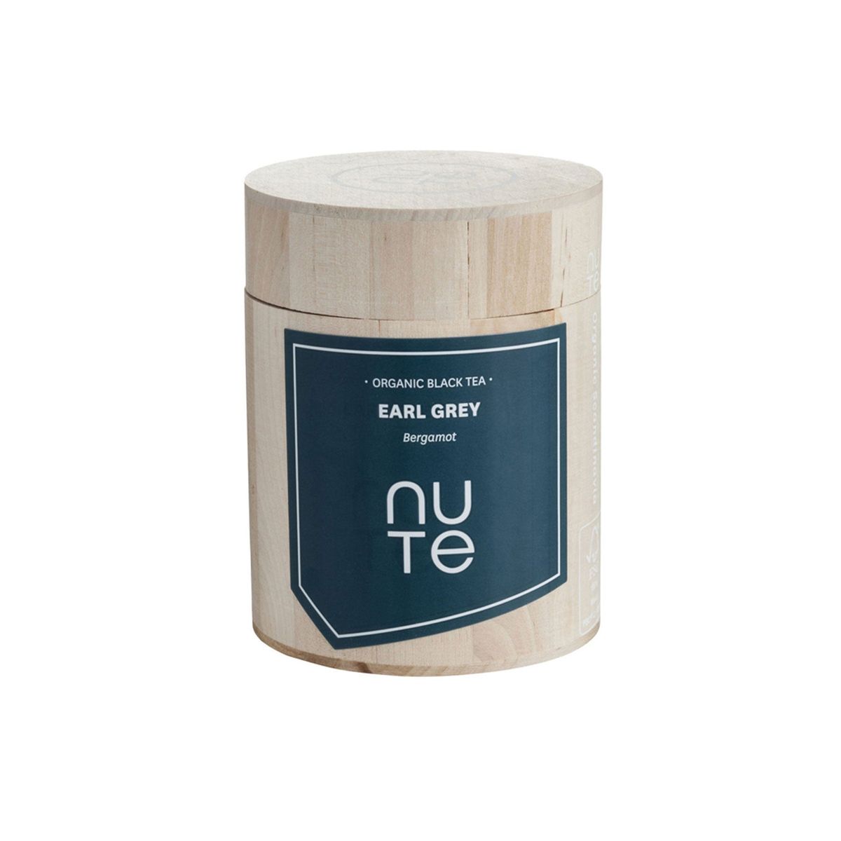 NUTE Earl Grey Organic, te på dåse - 100g - dåse