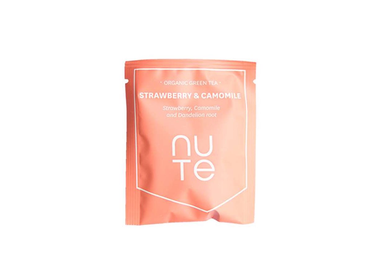 NUTE Green Strawberry & Camomille Organic - 1 stk - Brev te