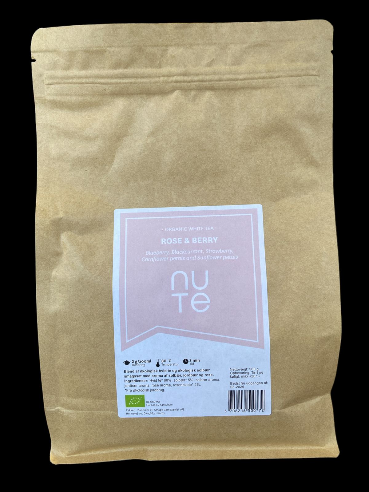 NUTE Rose & Berry Økologisk, 500g