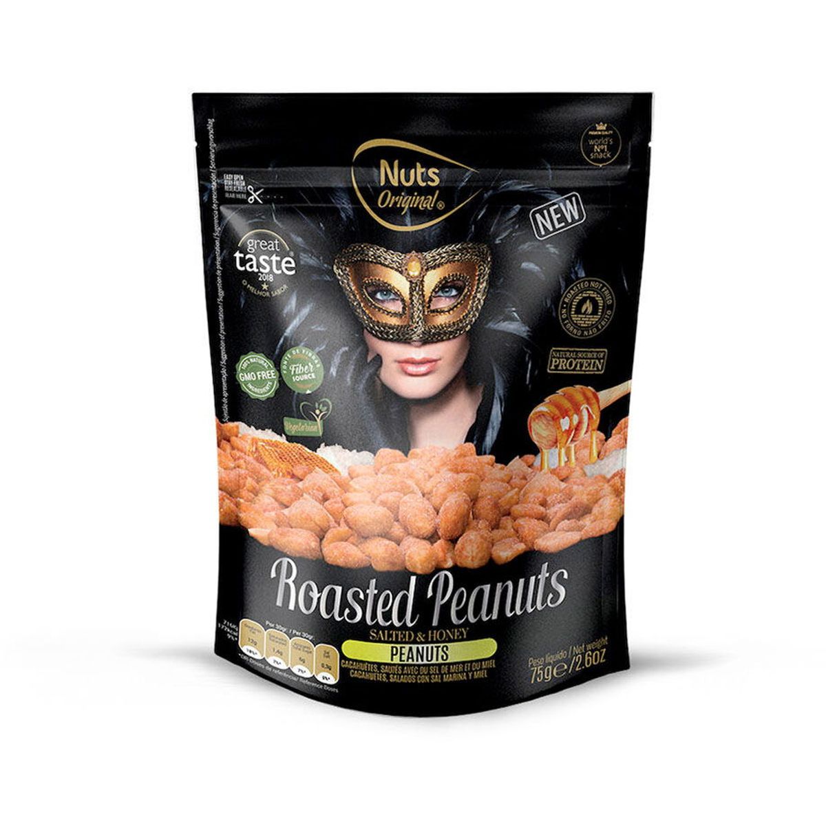 Nuts Original Roasted peanuts 75g