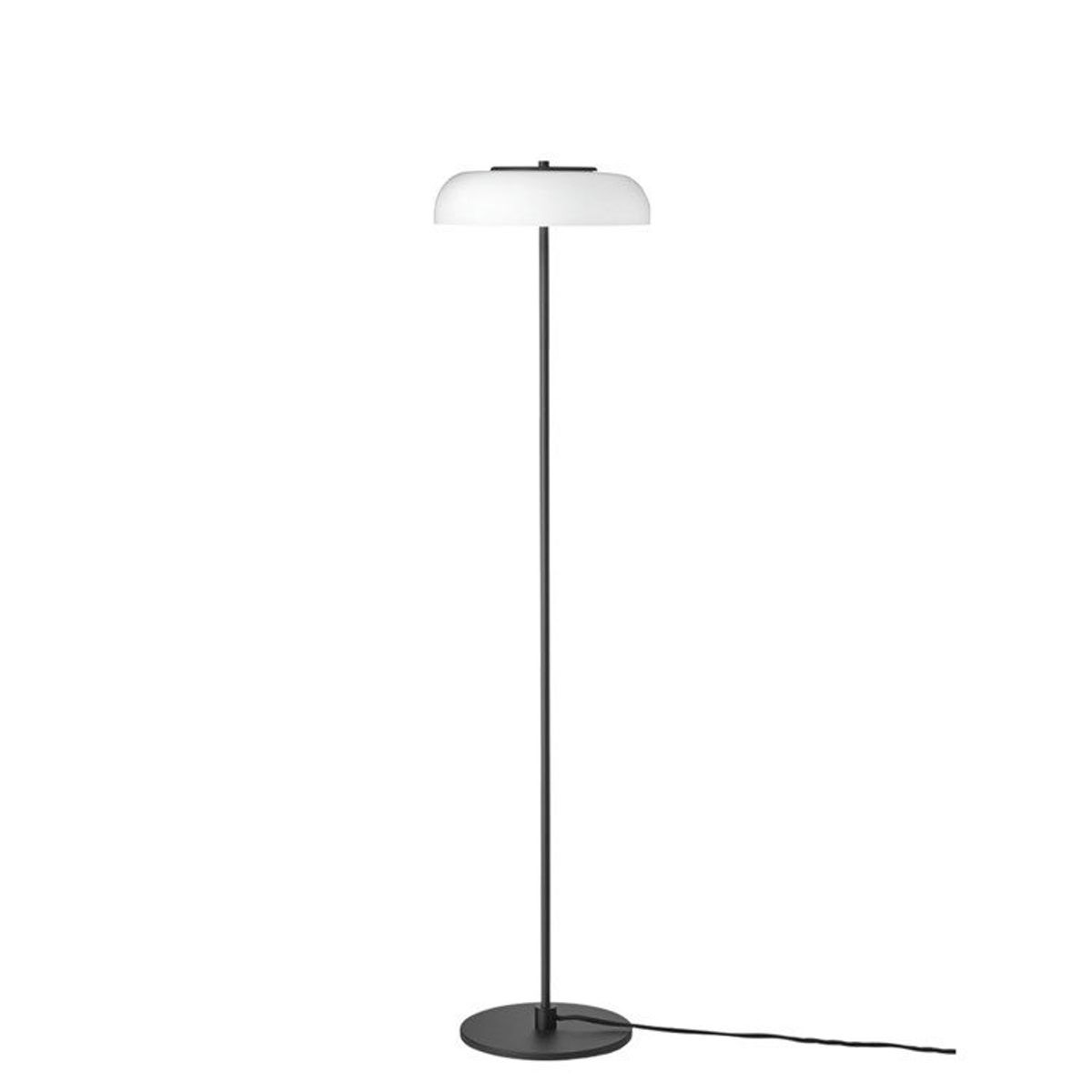 Nuura Blossi Gulvlampe Black/Opal White