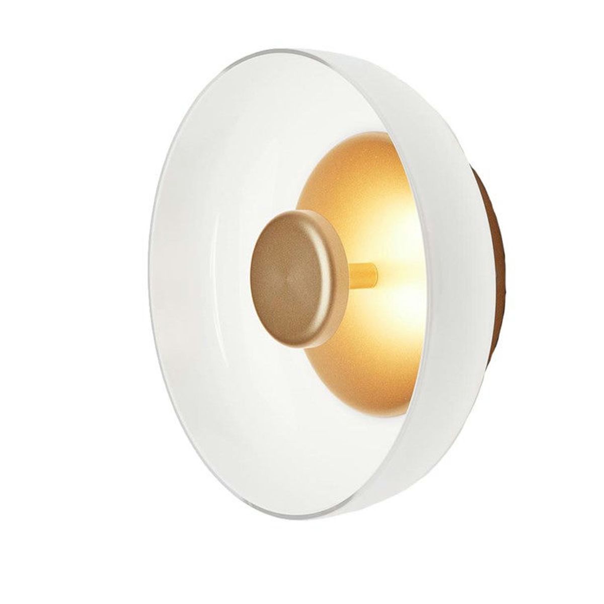 Nuura Blossi Væglampe Nordic Gold/Opal White