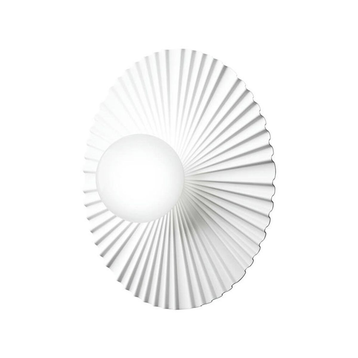 Nuura Liila Muuse Væg-/Loftlampe Medium White/Opal White