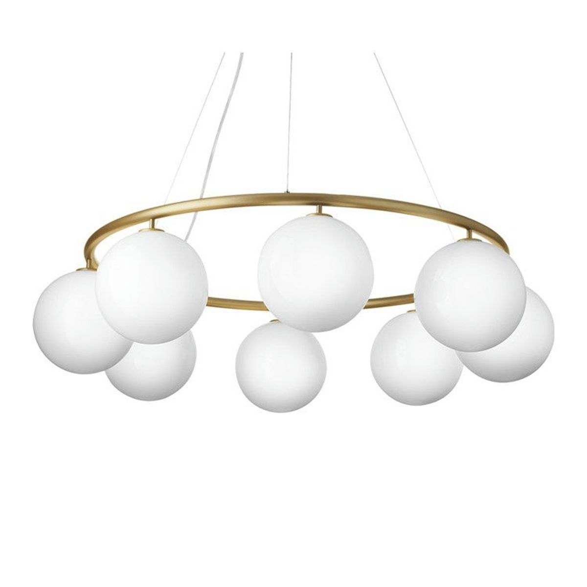 Nuura Miira 8 Circular Brass/Opal White