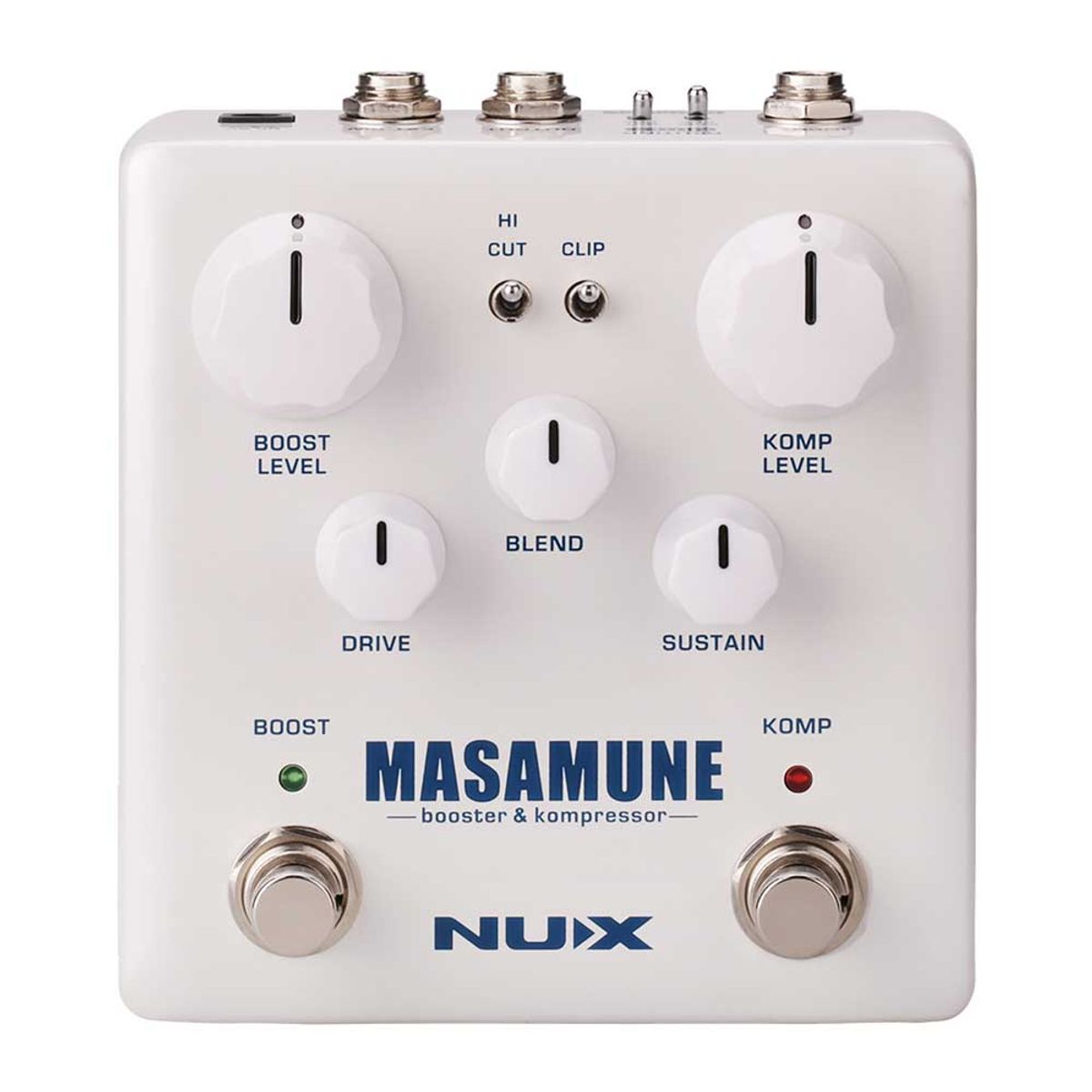 Nux Masamune booster & kompressor guitar-effekt-pedal