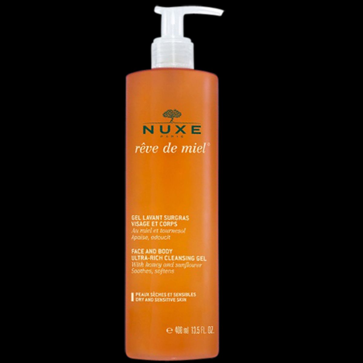 Nuxe Reve De Miel Face and Body Cleansing Gel 400 ml.- Krop og ansigtsrens