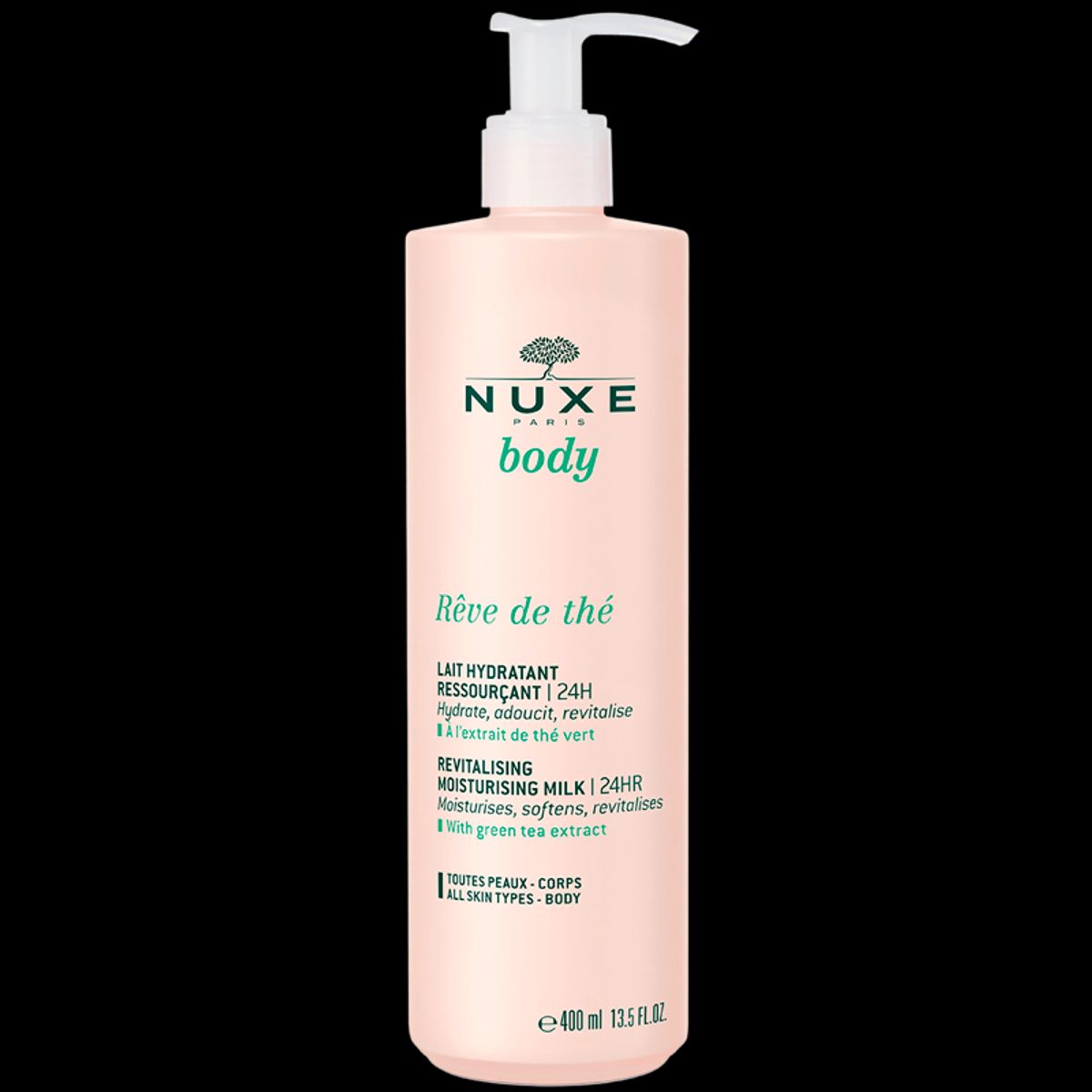 Nuxe Rêve De Thé Revitalising Moisturising Milk 24H 400 ml.