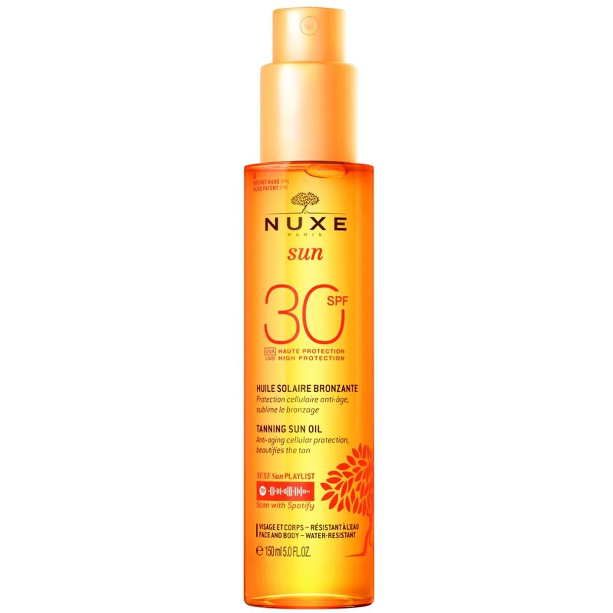 Nuxe Sun Tanning Oil High Protection SPF 30 - 150 ml