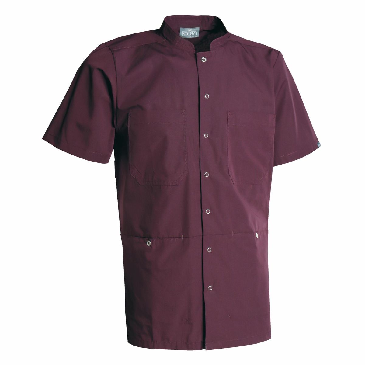 Nybo Bordeaux Unisex Nature Skjorte, Slidstærk, Regulérbar I Ryggen - XL