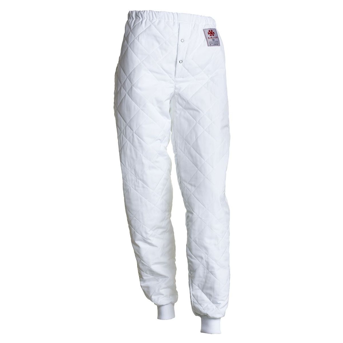 Nybo Hvid Unisex Clima Sport Termobukser, Elastik i Taljen - XL